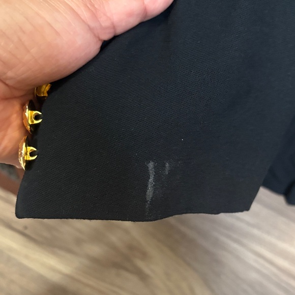 Vintage Lauren Ralph Lauren Black Blazer with Gold Buttons - Picture 9 of 10